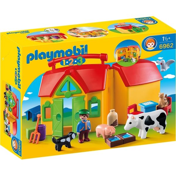 Playmobil 1.2.3 My Take Along Farm 6962 - 1,5+ Years