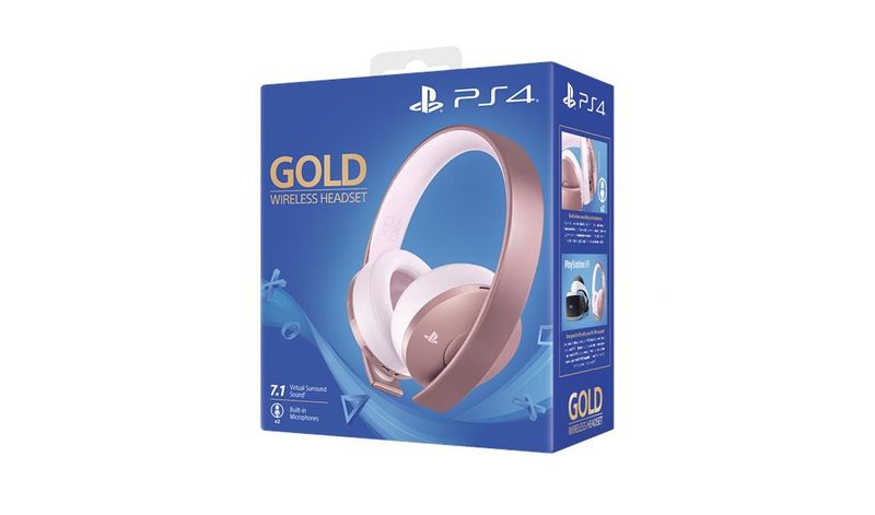 Playstation 4 Rose Gold Wireless Stereo Headset (PS4)