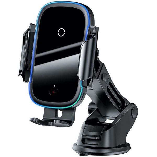 Baseus 15W Smart Infrared Qi Wireless Charger Motorised Suction+Vent Holder