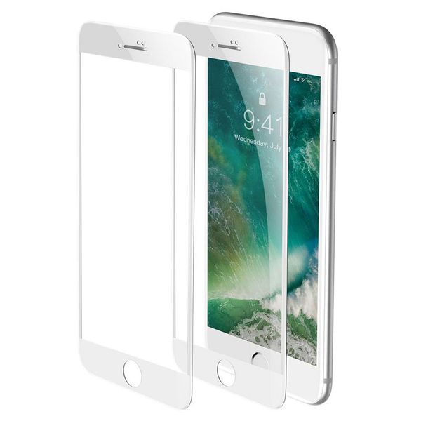 Baseus 0.23mm Curved Glass Screen Protector for iPhone 6, 7 &amp; 8 (2PCS)