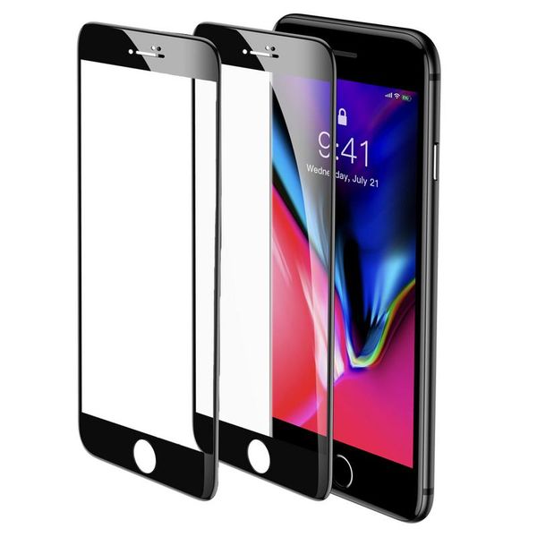 Baseus 0.23mm Curved Glass Screen Protector for iPhone 6P, 7P &amp; 8P (2PCS)
