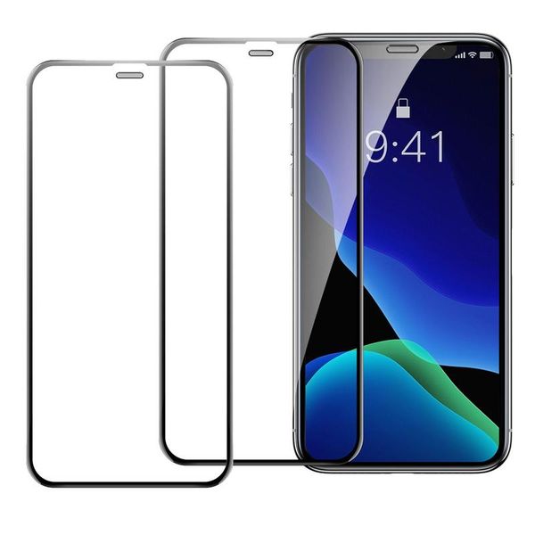 Baseus 0.3mm Dustproof Curved Glass Screen Protector iPhone 11/XR 2PCS