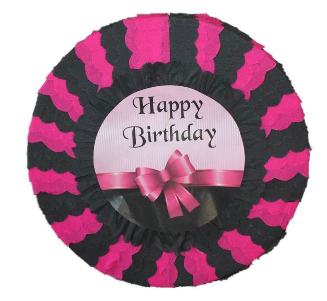 Pink Happy Birthday Pinata