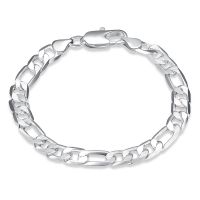 Silver Designer Figaro Mens Bracelet 8 mm | Buy Online in South Africa ...
