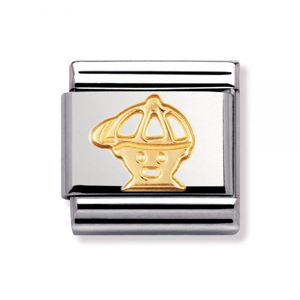 Nomination Gold Boy Picture Charm