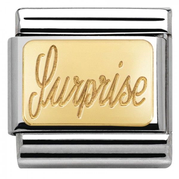 Nomination Gold Surprise Picture Charm