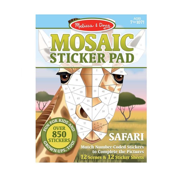 Melissa &amp; Doug Mosaic Sticker Pad - Safari Animals