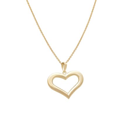 9ct 925 Gold Fusion Heart Pendant On Chain In South Africa Takealot Com - 9ct Gold Dolphin Heart Pendant