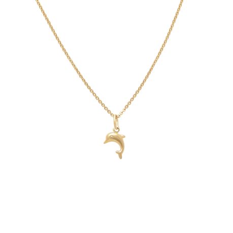 9ct 925 Gold Fusion Dolphin Pendant On Chain In South Africa Takealot Com - 9ct Gold Double Dolphin Pendant