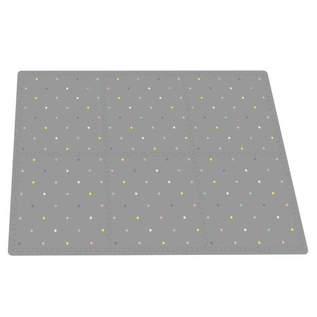 grey baby play mat