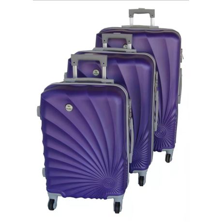 Mauve Atlantic Beaumont Hardside 3 Piece Spinner Luggage Set