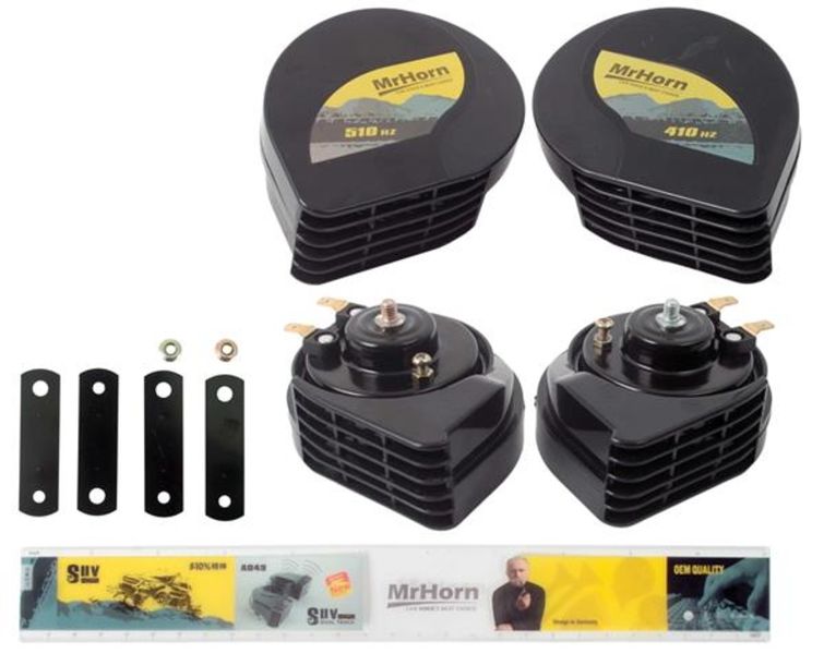 Mr. Horn 118 Decibel Off Road Hooter Set - 12 Volt / 4 Amp