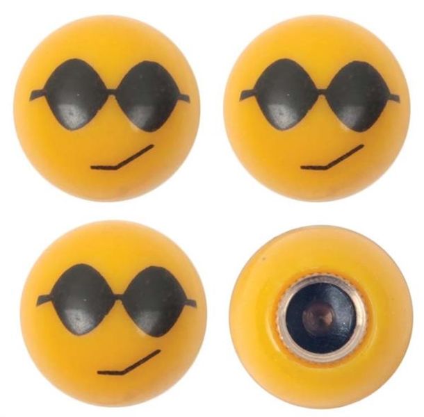 Valve Cap Set Cool Face 4 Piece