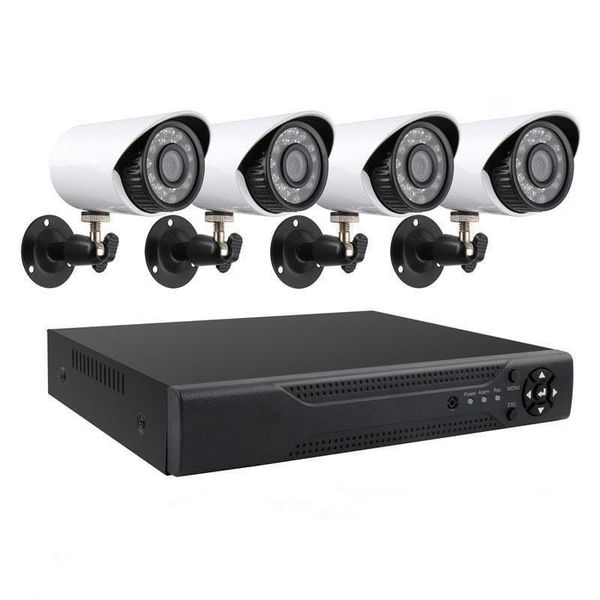 4 Channel CCTV Security Camera System DVR Kit 3G Phone Viewing and HDMI