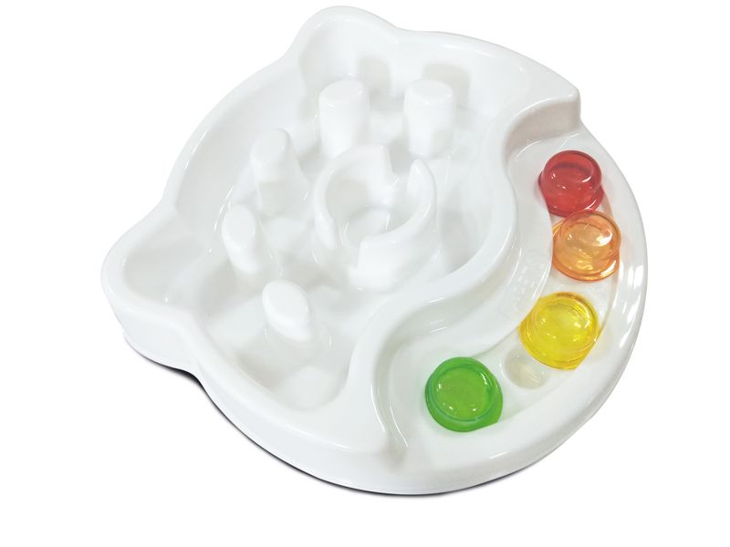 M-Pets Interactive Slow Dog Bowl - Viola