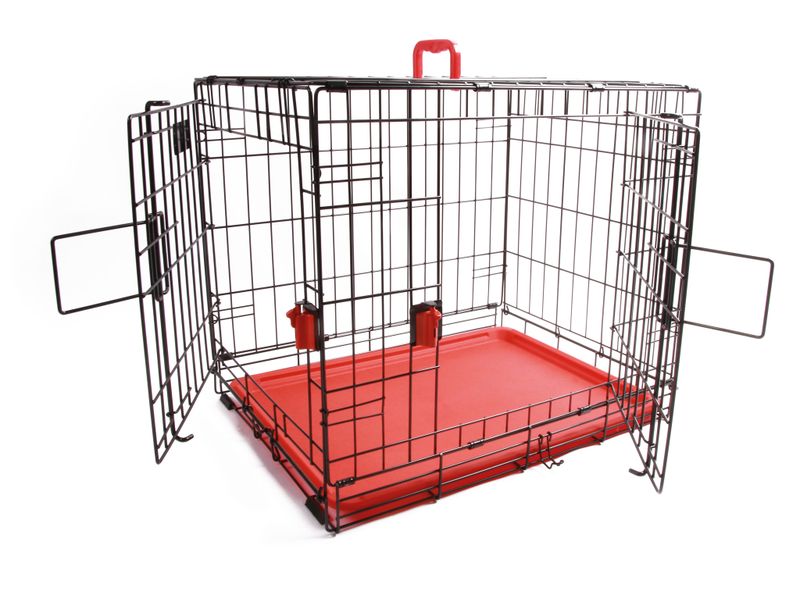 M-Pets Voyager Wire Crate Small - Red