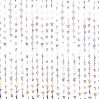 StarGazer Birthday - Backdrop - Star Curtain - iridescent