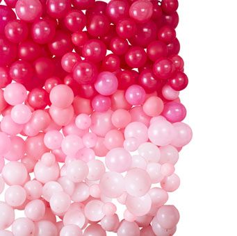 StarGazer Birthday - Balloon Wall - Ombre Pink