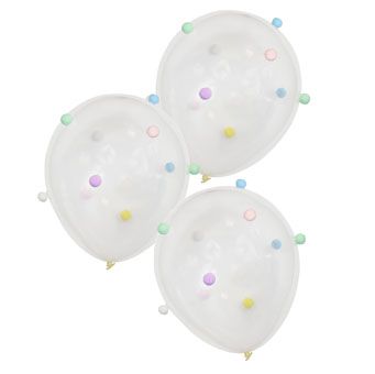 Pastel Party - Pastel Pom Pom Balloons