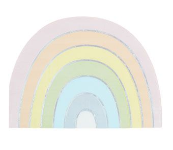 Pastel Party - Paper Pastel Rainbow Napkin