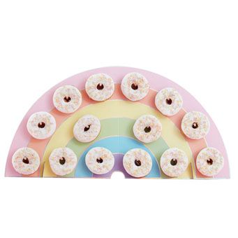 Pastel Party - Rainbow Donut Wall