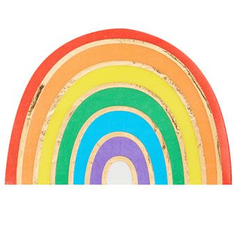 Over The Rainbow - Rainbow Paper Napkin