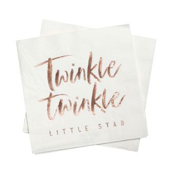 Twikle Twinkle -Paper Napkins - Twinkle Twinkle - Foiled
