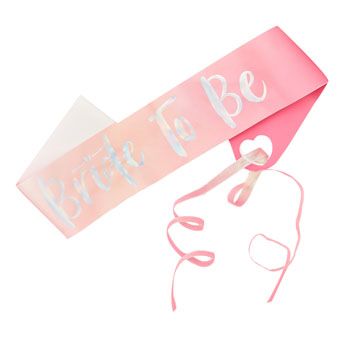 Bride Tribe - Bride To Be Sash - Fancy Dress