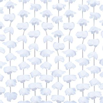 Rustic Country - Backdrop Floral Photobooth - White