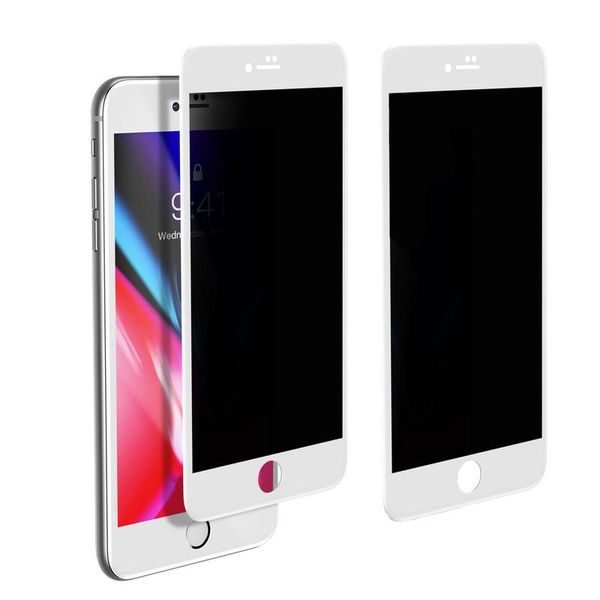 Baseus 0.23mm Privacy Curved Glass Screen Protector iPhone 6, 7 &amp; 8 (2PCS)