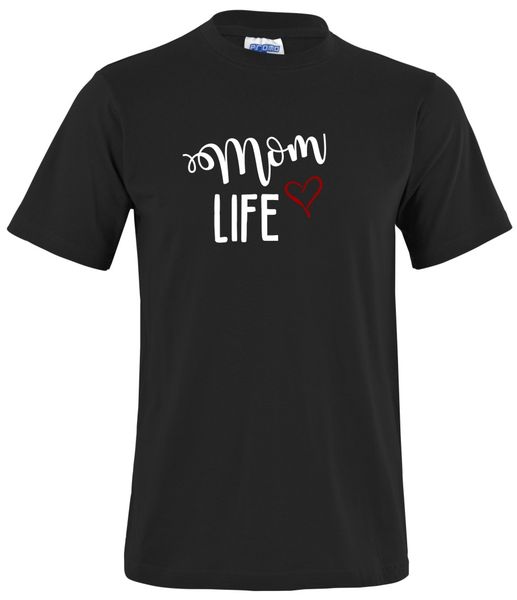 Mom Life black T-shirt