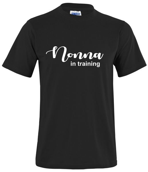 Nonna in training black T-shirt