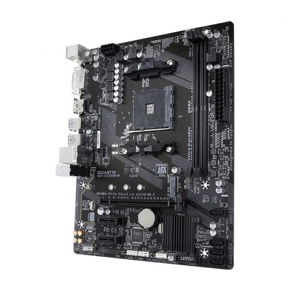 Gigabyte A320M-H AM4 Socket DDR4 mATX Motherboard