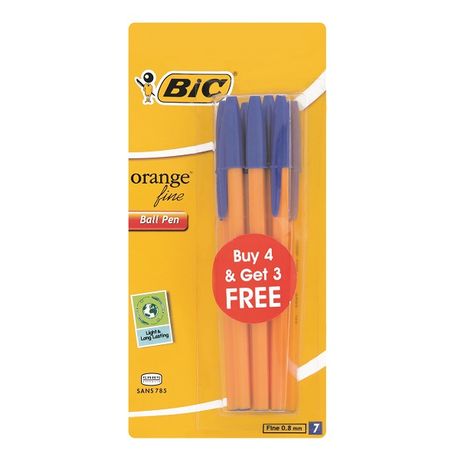 BIC Orange Fine 4+3 Blue Ink, Shop Today. Get it Tomorrow!