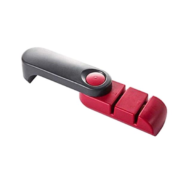 Portable Double Slot Non-slip Kitchen Knife Sharpener