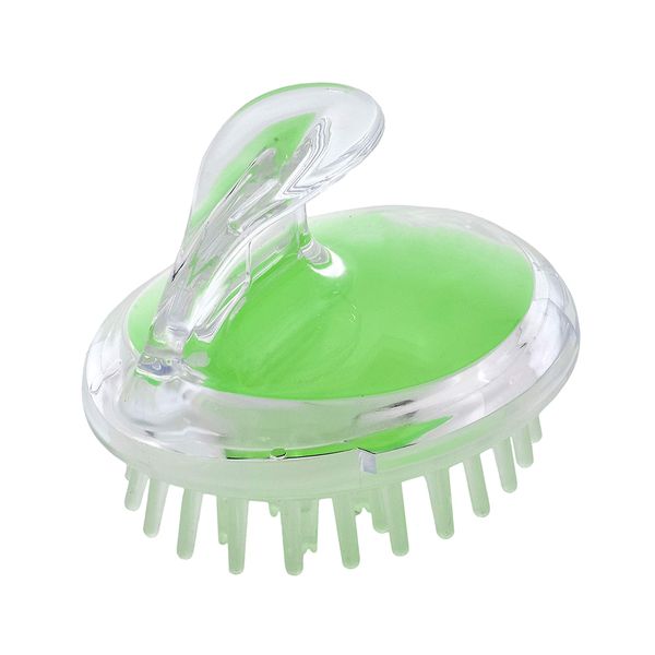 Silicone Scalp Shampoo Massage Brush - Green