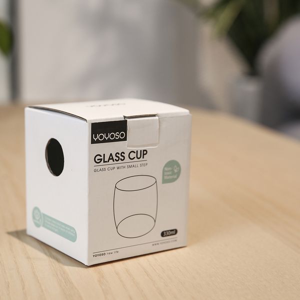 330ml Short Glass - Charcoal Grey