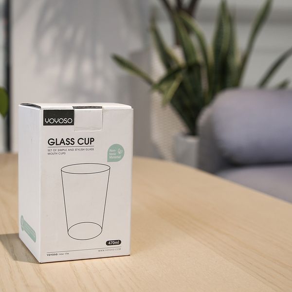 475ml Tall Glass - Aqua