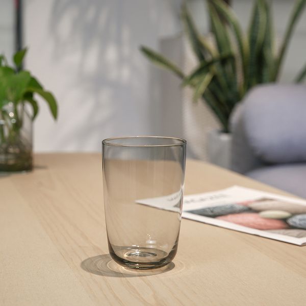 470ml Glass - Charcoal Grey