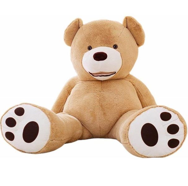 160cm Giant Teddy Bear with Big Footprints - Light Brown