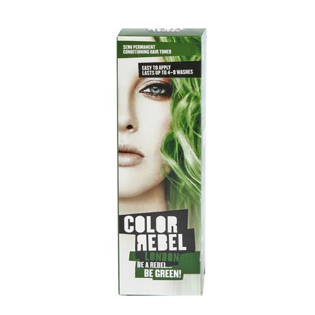 Color Rebel Semi-Perm Cond Hair Toner Green100ml | Buy Online in South  Africa 