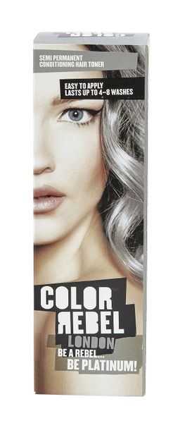 Color Rebel Semi-Perm Cond Hair Toner Platinum 100ml