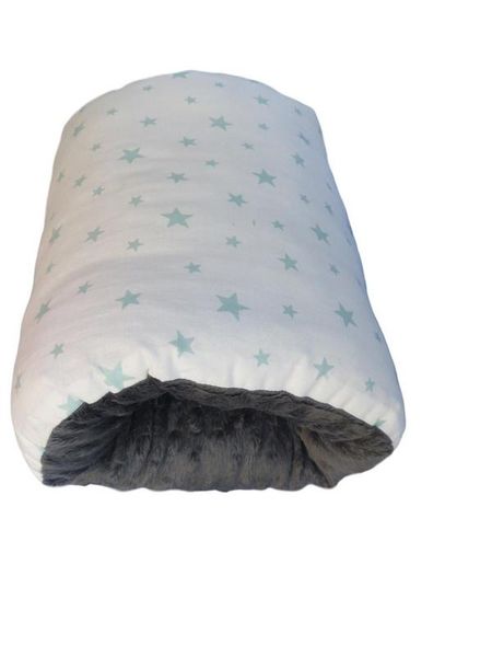 Arm Nursing Pillow - Blue Stars on White