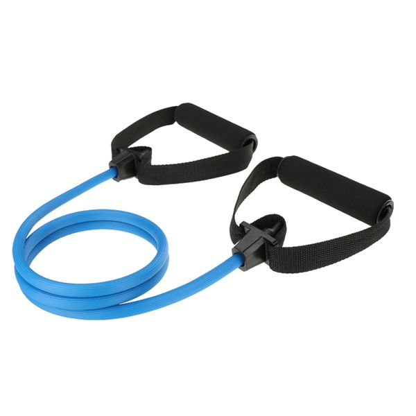 120cm Resistance Exercise Band with Soft Grip Handle - Red