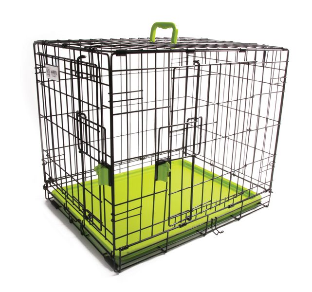 M-Pets Voyager Wire Crate Small - Green