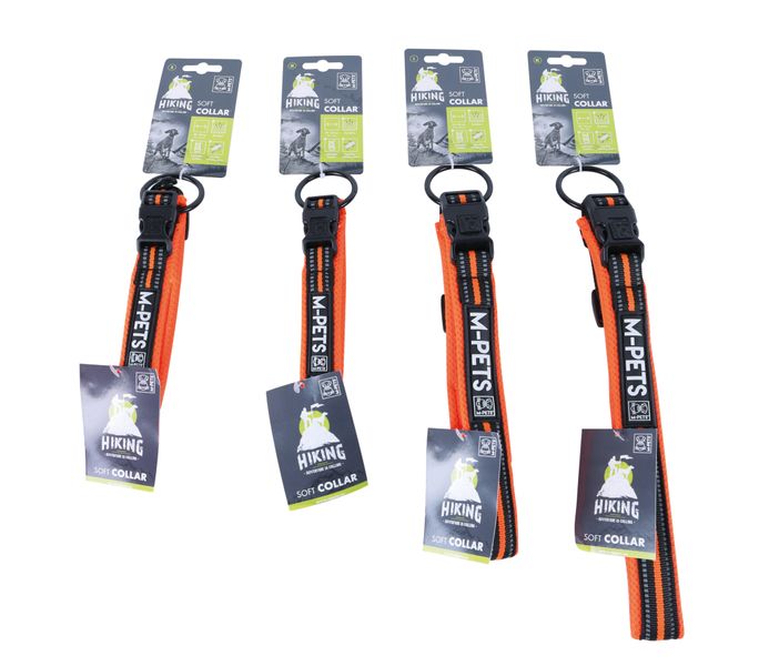 M-Pets Soft Hiking Dog Collar - Medium