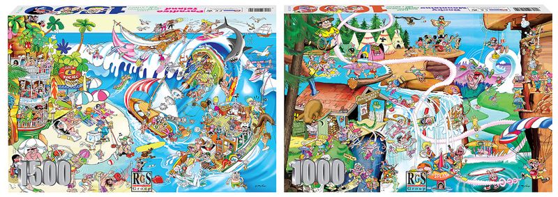 RGS Group Puzzle Combo - Paradise and Rocky Mountains