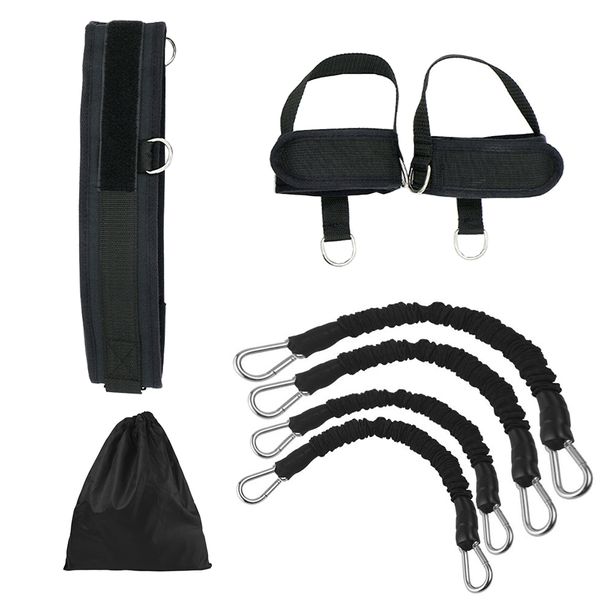 Vertical Trainers Jump &amp; Bounce Resistance Bands Set - Black