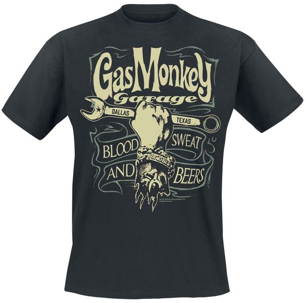 Rock Ts Gas Monkey - Label