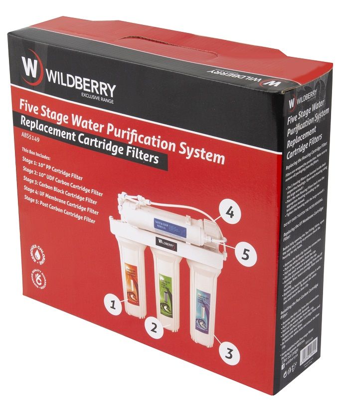 Wildberry 5 Stage Water Purification System (Replacement Filter Set